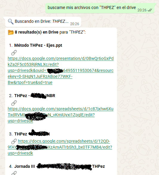 Ejemplo de búsqueda en Drive